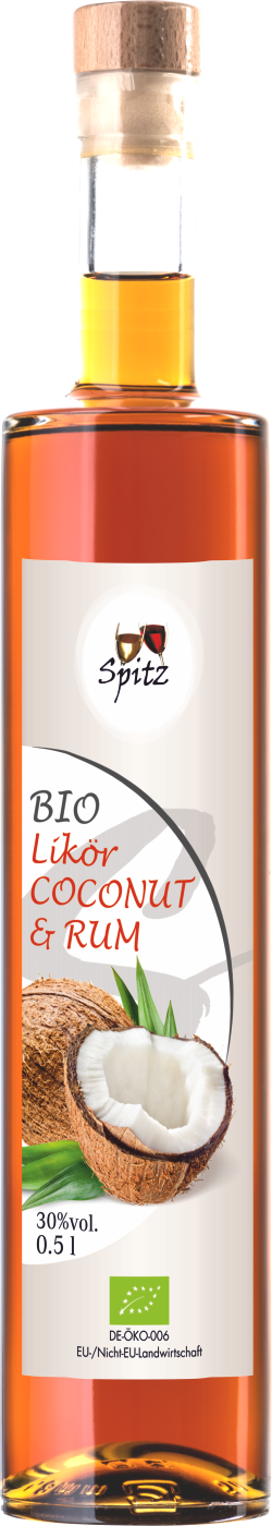 Vegane Bio Kokosnus Rum Likoer