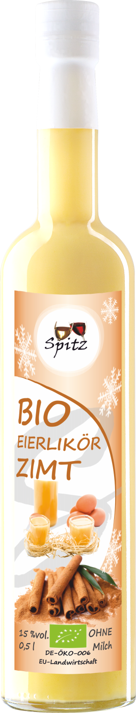 Bio Eierlikoer mit aromatischem Zimt von Spitz