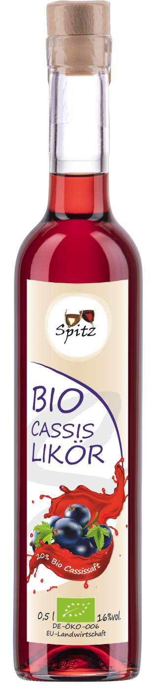 BIO Cassis Likör 0.5 l, 16 vol%