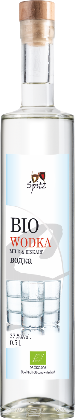 Veganer Bio Wodka Spirituose.